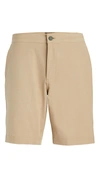 Faherty Belt Loop All Day Hybrid Shorts In Beige