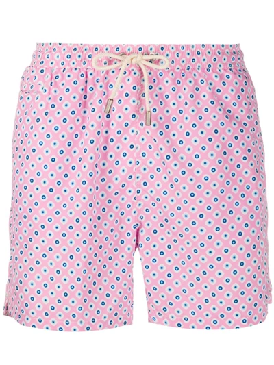 Mc2 Saint Barth Polka Dot Swimming Shorts In Pink