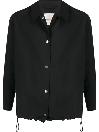 Mackintosh High Density Collared Jacket In Black