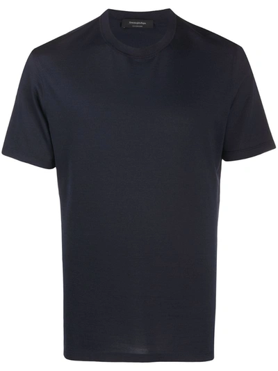 Ermenegildo Zegna Short-sleeve T-shirt In Blue