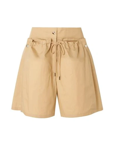 Joseph Woman Shorts & Bermuda Shorts Beige Size 12 Cotton, Silk