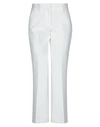 Msgm Casual Pants In White