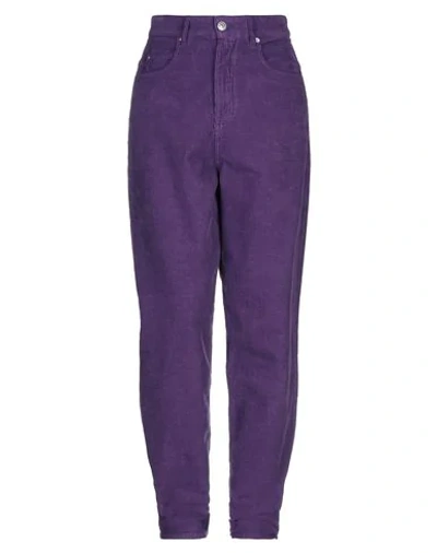 Isabel Marant Étoile Pants In Purple