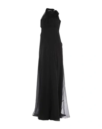 Alberta Ferretti Long Dresses In Black
