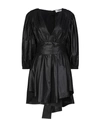 Msgm Short Dresses In Black