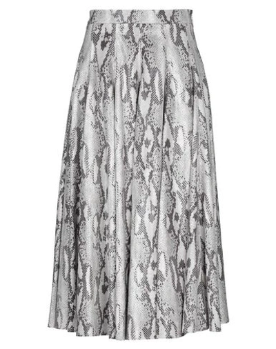 Msgm Midi Skirts In White