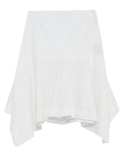 Calvin Klein 205w39nyc Midi Skirts In White