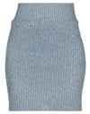 Alberta Ferretti Midi Skirts In Sky Blue