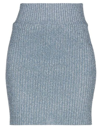 Alberta Ferretti Midi Skirts In Sky Blue