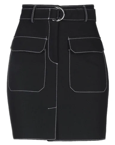 Msgm Mini Skirt In Black