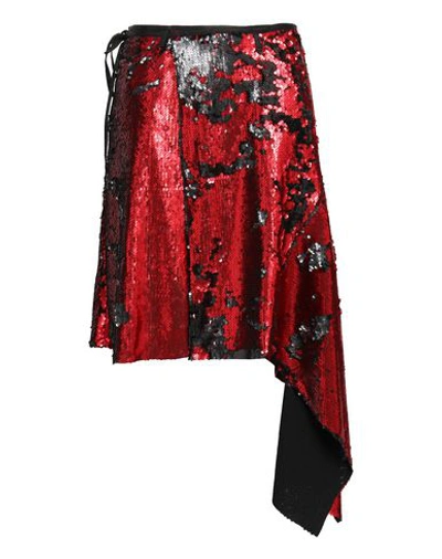 Marques' Almeida Tie Waist Skirt In Red