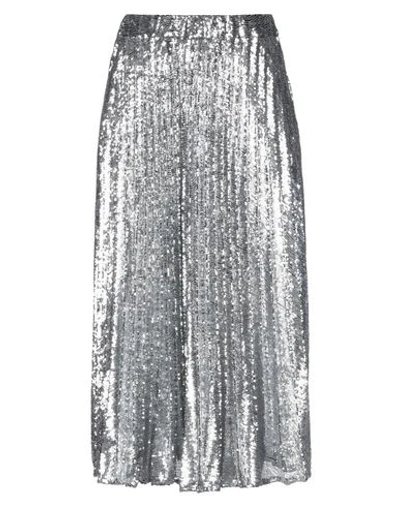 Philosophy Di Lorenzo Serafini Midi Skirts In Silver