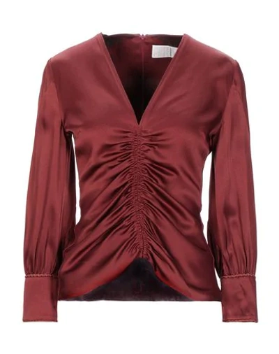 Peter Pilotto Blouses In Maroon