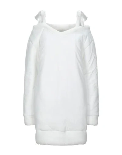 Mm6 Maison Margiela Short Dresses In White