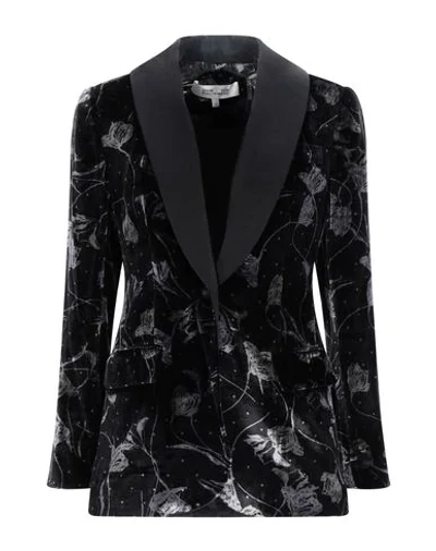 Diane Von Furstenberg Suit Jackets In Black