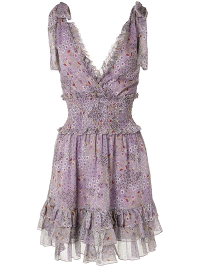 Alexis Tandie Mini Dress In Purple