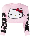 Gcds Pink Cotton Hello Kitty Jumper