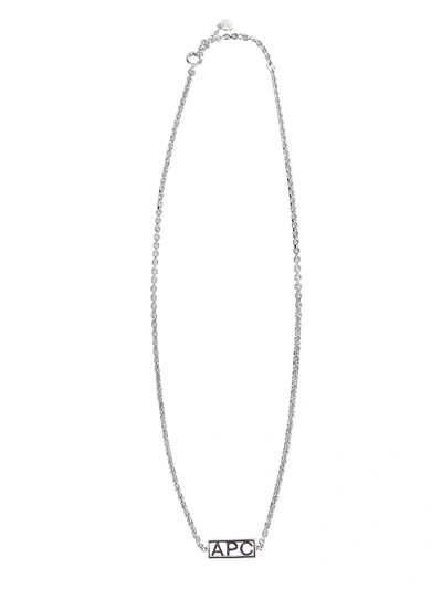 A.p.c. "noa" Necklace In Silver