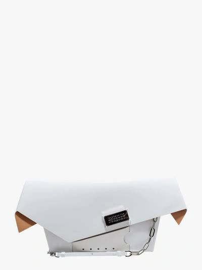Maison Margiela Small Snatched Bag In White