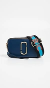 Marc Jacobs Snapshot Camera Bag In Blue Sea Multi