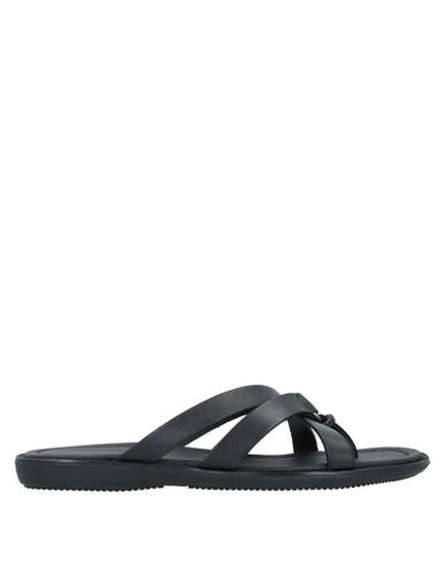 Doucal's Flip Flops In Black