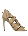 Alberta Ferretti Sandals In Gold