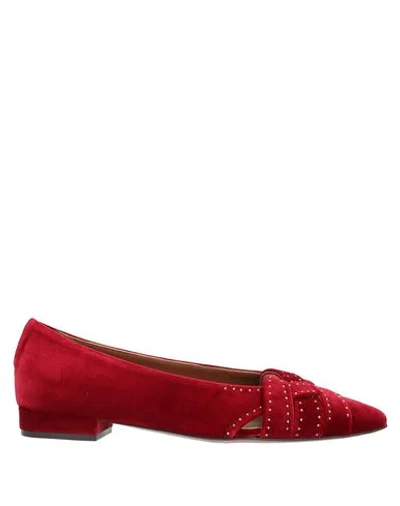 L'autre Chose Ballet Flats In Red