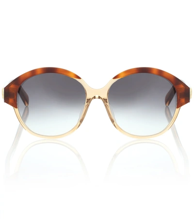Celine Maillon Triomphe 01 Sunglasses In Brown