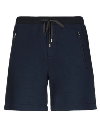 Umit Benan Shorts & Bermuda Shorts In Dark Blue