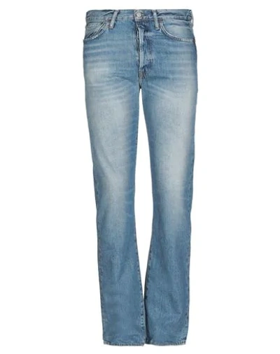Acne Studios Denim Pants In Blue