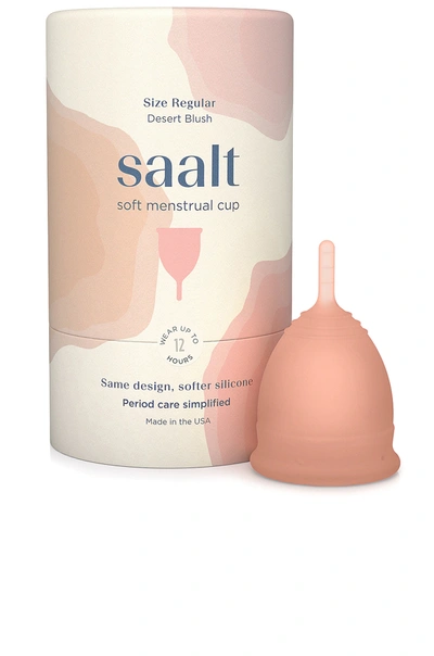 Saalt Regular Menstrual Soft Cup In Desert Blush