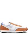 Nike Women's Daybreak Low Top Sneakers In Grey/white/orange Trance