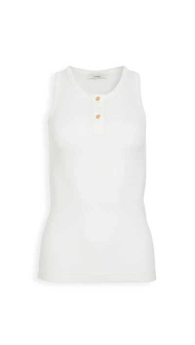 Vince Henley Tank In Off White