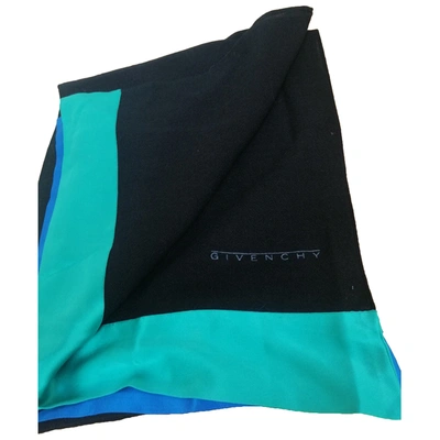 Pre-owned Givenchy Wool Stole In Black
