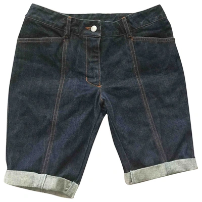 Pre-owned Jean Paul Gaultier Navy Cotton Shorts