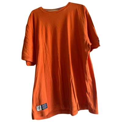 Pre-owned Tommy Hilfiger Orange Cotton T-shirt