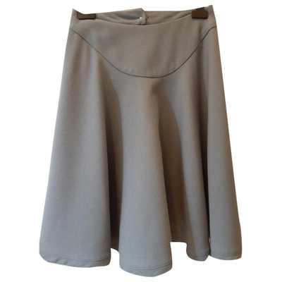 Pre-owned Vivienne Westwood Wool Mid-length Skirt In Blue
