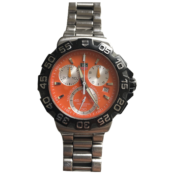 tag heuer formula 1 orange face