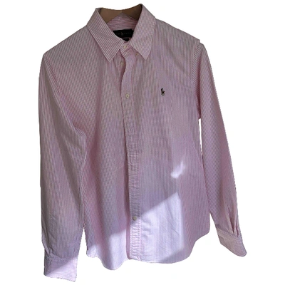 Pre-owned Ralph Lauren Pink Cotton  Top