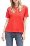 Eileen Fisher Women's Crewneck Organic T-shirt In Geranium