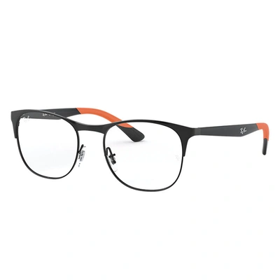 Ray Ban Rb6412 Eyeglasses Black Frame Clear Lenses Polarized 52-18