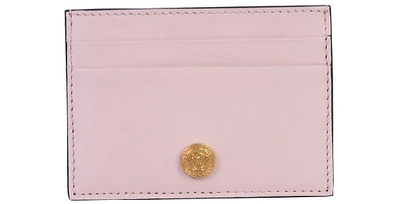 Versace Pink Leather Card Holder