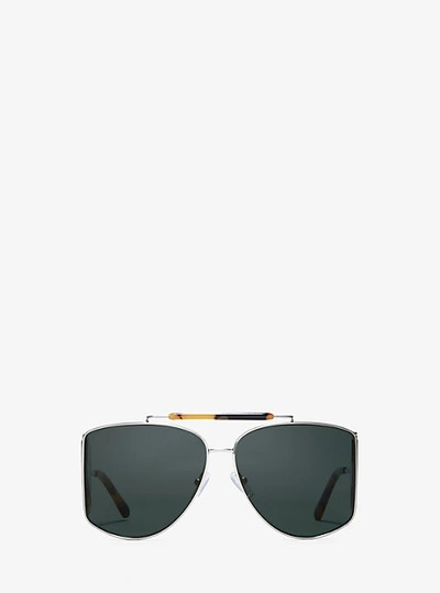 Michael Kors Nash Sunglasses In Green