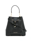 Michael Kors Ladies Pebbled Leather Mercer Gallery Shoulder Bag In Black