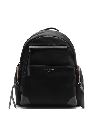 Michael Kors Prescott Large Nylon Gabardine Backpack In Black