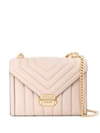 Michael Kors Whitney Large Quilted Leather Convertible Shoulder Bag In Pink