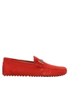 Tod's Loafers In Red