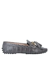 Tod's Loafers In Lead