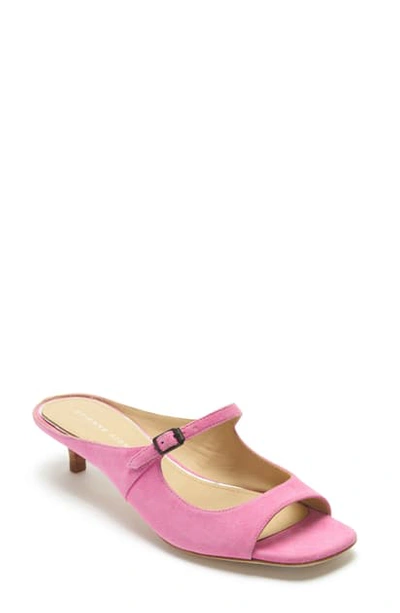 Etienne Aigner Verity Mary Jane Slip-on Sandal In Rose Suede