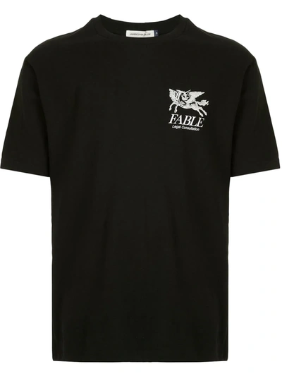 Undercover Fable Print T-shirt In Black